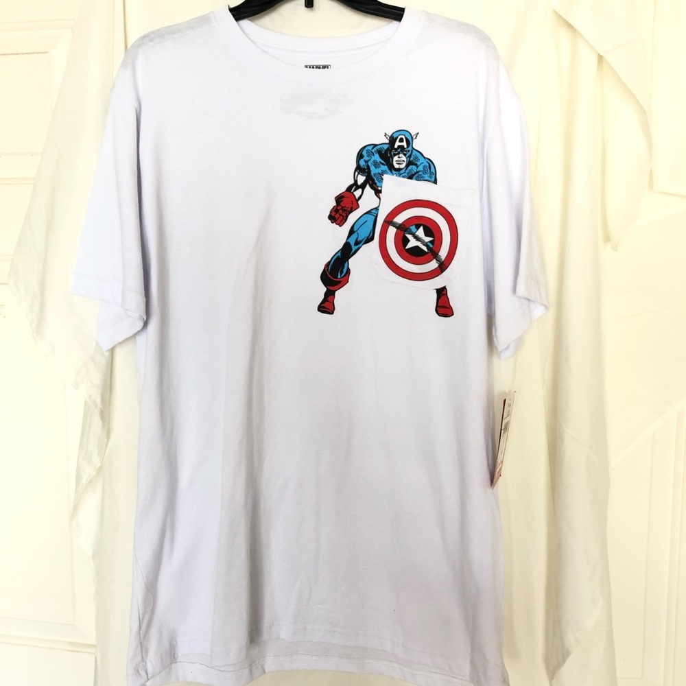 Vintage Marvel Captain America T-shirt NWT